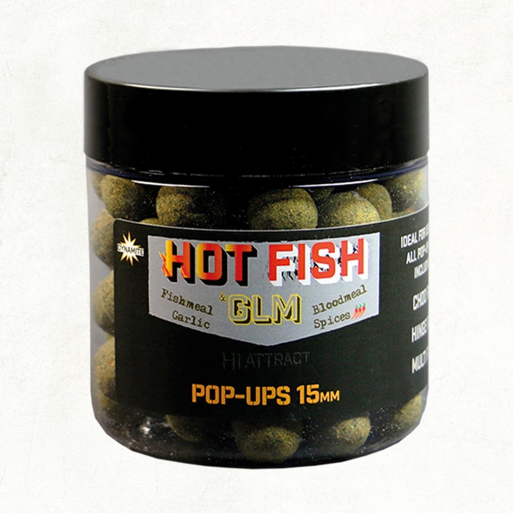 Бойлы Dynamite Baits Hot fish&GLM 15мм 84гр - фото 1