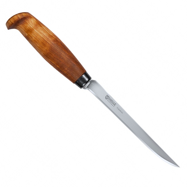 Нож Helle 62 Fiskekniv фикс. клинок 15.5 см рукоять береза - фото 1