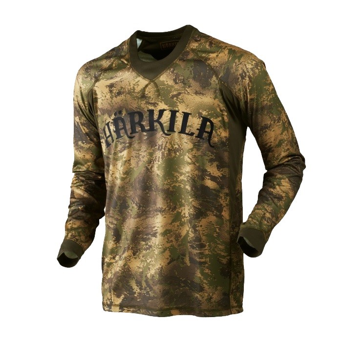 Футболка Harkila Lynx L/S Axis MSP forest green - фото 1