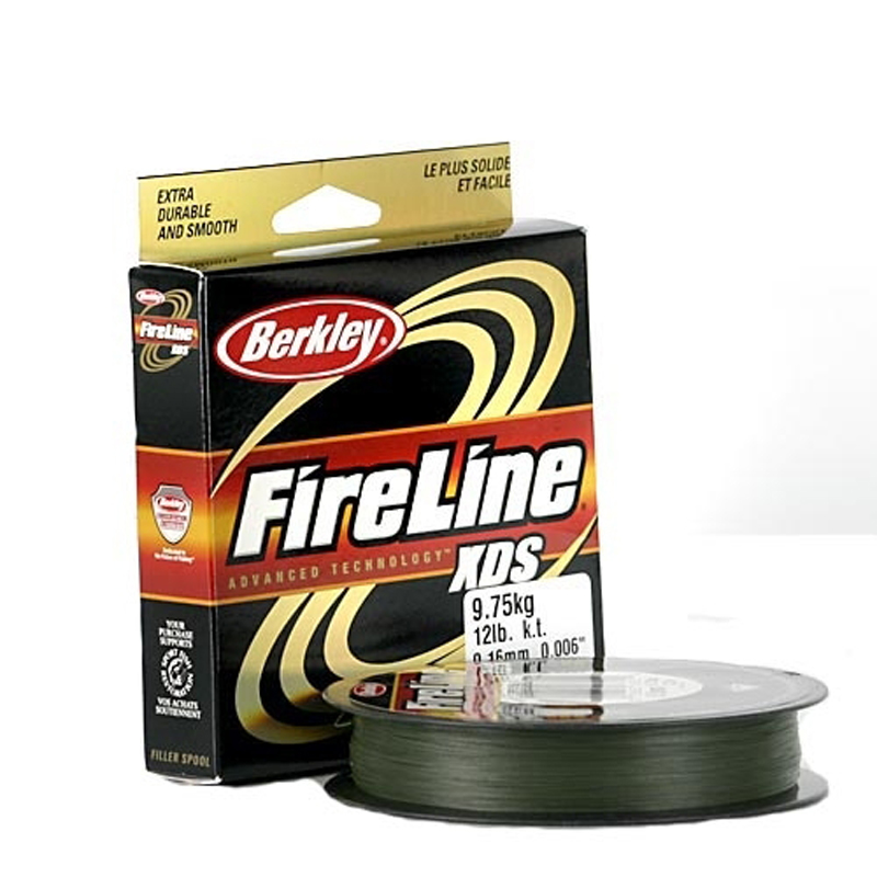 Шнур Berkley Fireline XDS 137м 0,13мм green smoke комиссия - фото 1