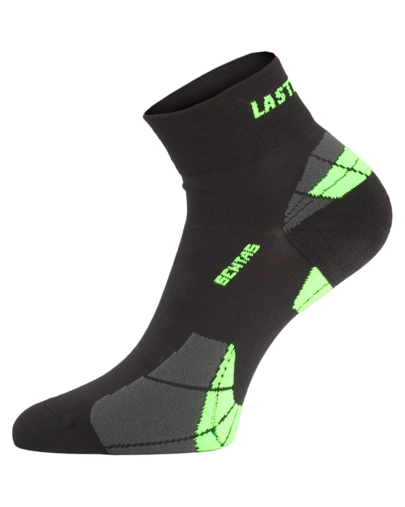 Носки Lasting CTF 906 polypropylene+nylon черный зеленый  - фото 1