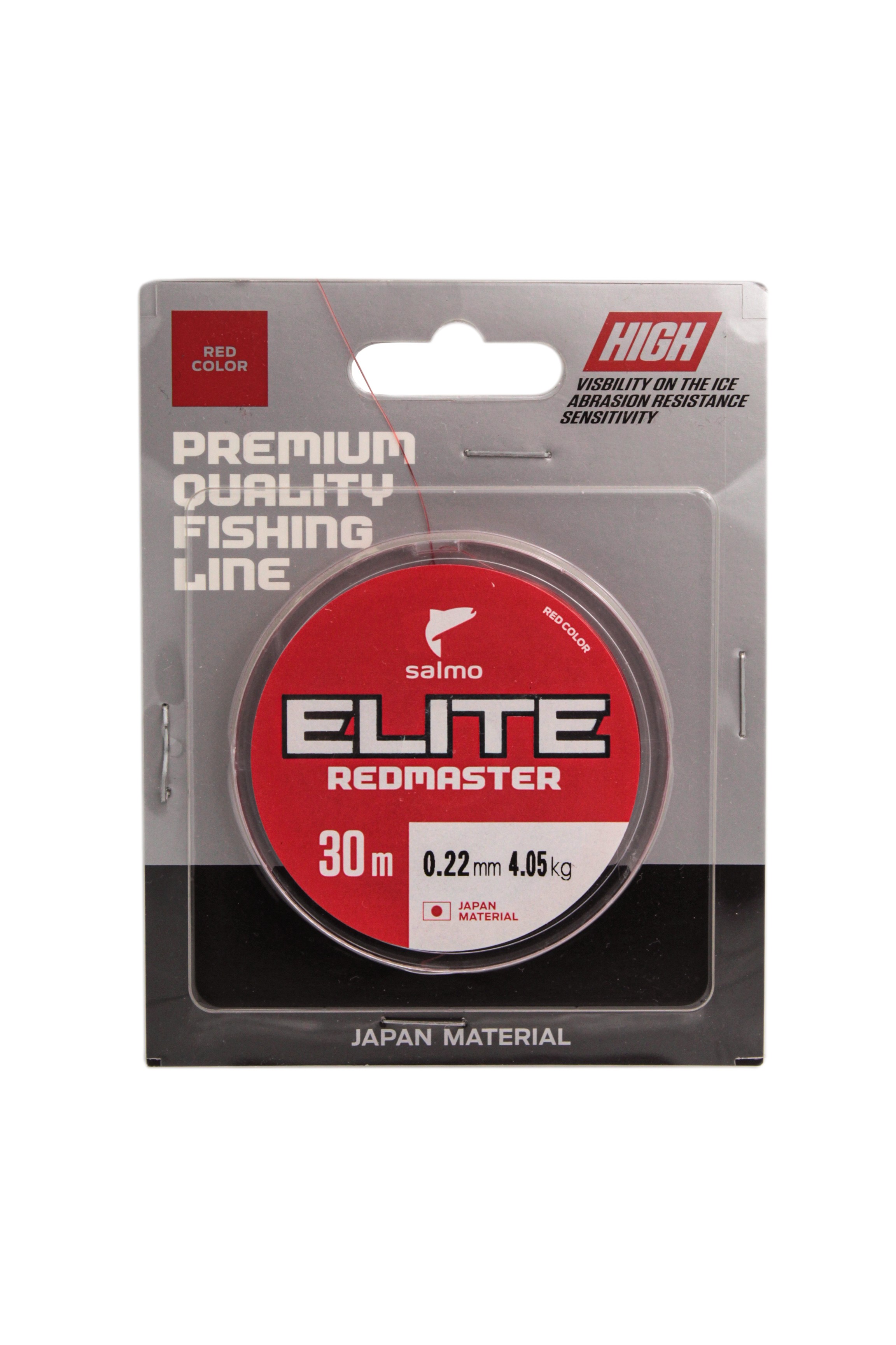 Леска Salmo Ice Elite redmaster 30м 0,22 мм - фото 1