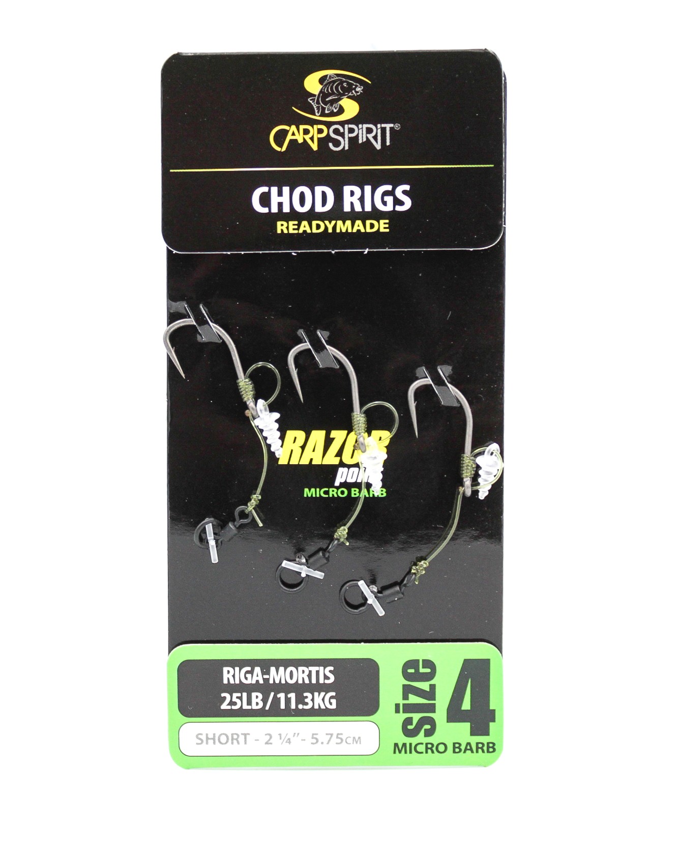 Поводок  Carp Spirit Chod rig short barbed S4