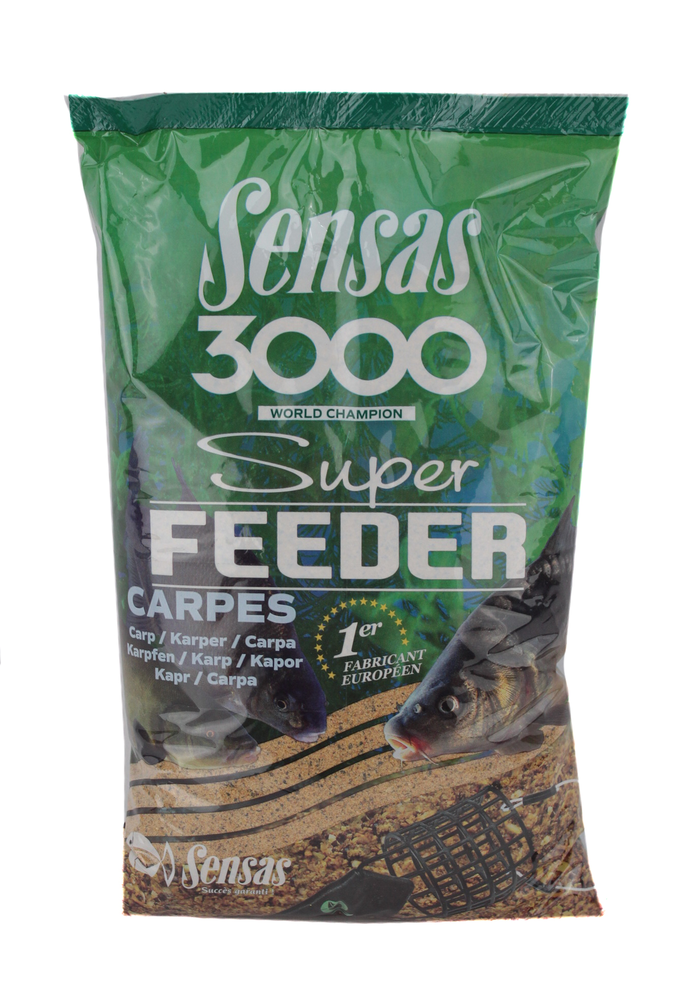 Прикормка Sensas 3000 1кг Super feeder carp 