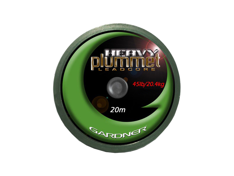 Лидкор Gardner Heavy plummet leadcore green 20м 45lbs
