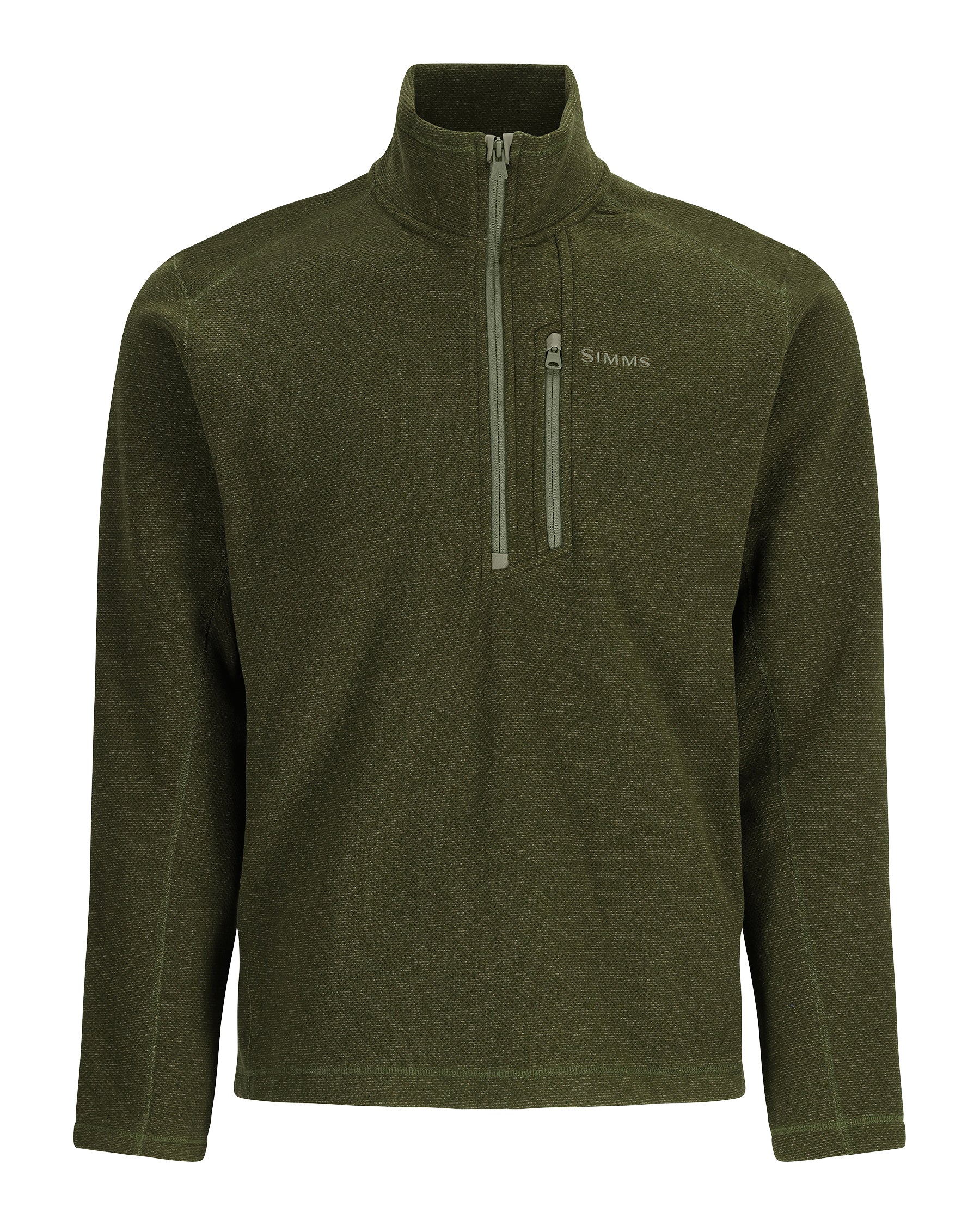 Пуловер Simms Rivershed Half Zip Riffle Heather  - фото 1