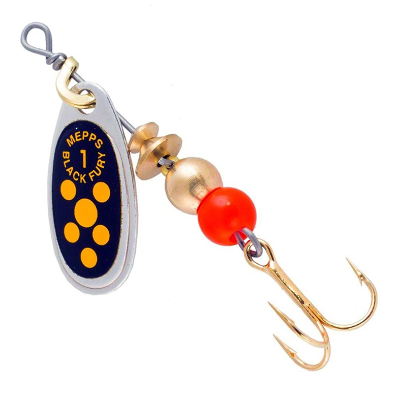Блесна Mepps Black Fury JAUNE AG №1 3,5г  - фото 1
