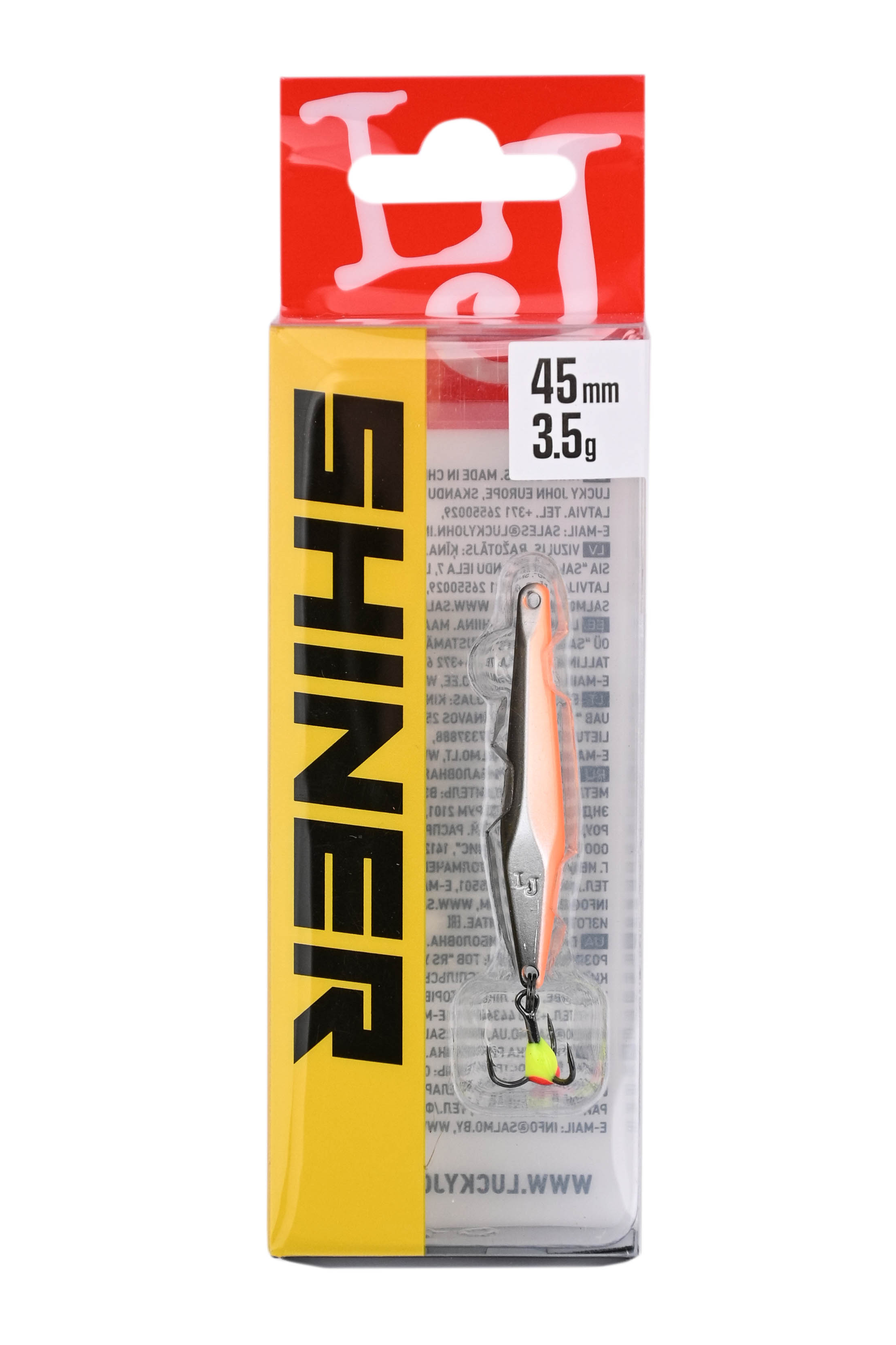 Блесна Lucky John зим. Shiner 45мм Minnow - фото 1