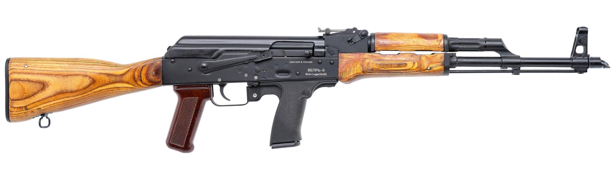Карабин Молот Вепрь ВПО-139 9х19 Люгер дер. 427мм - фото 1