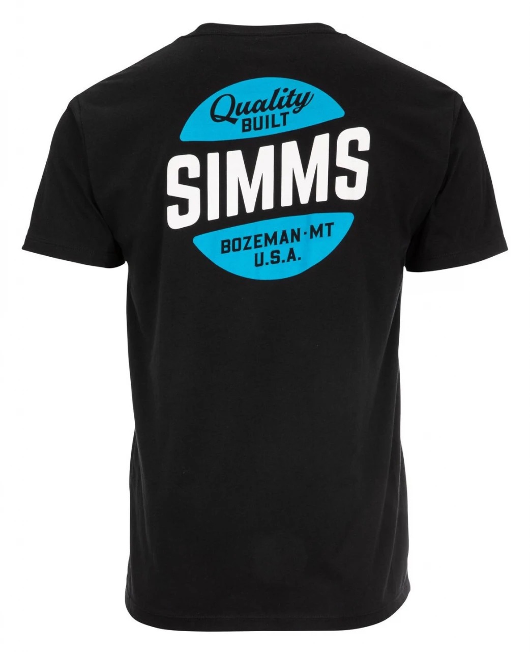 Футболка Simms Quality Built Pocket T- Black  - фото 1