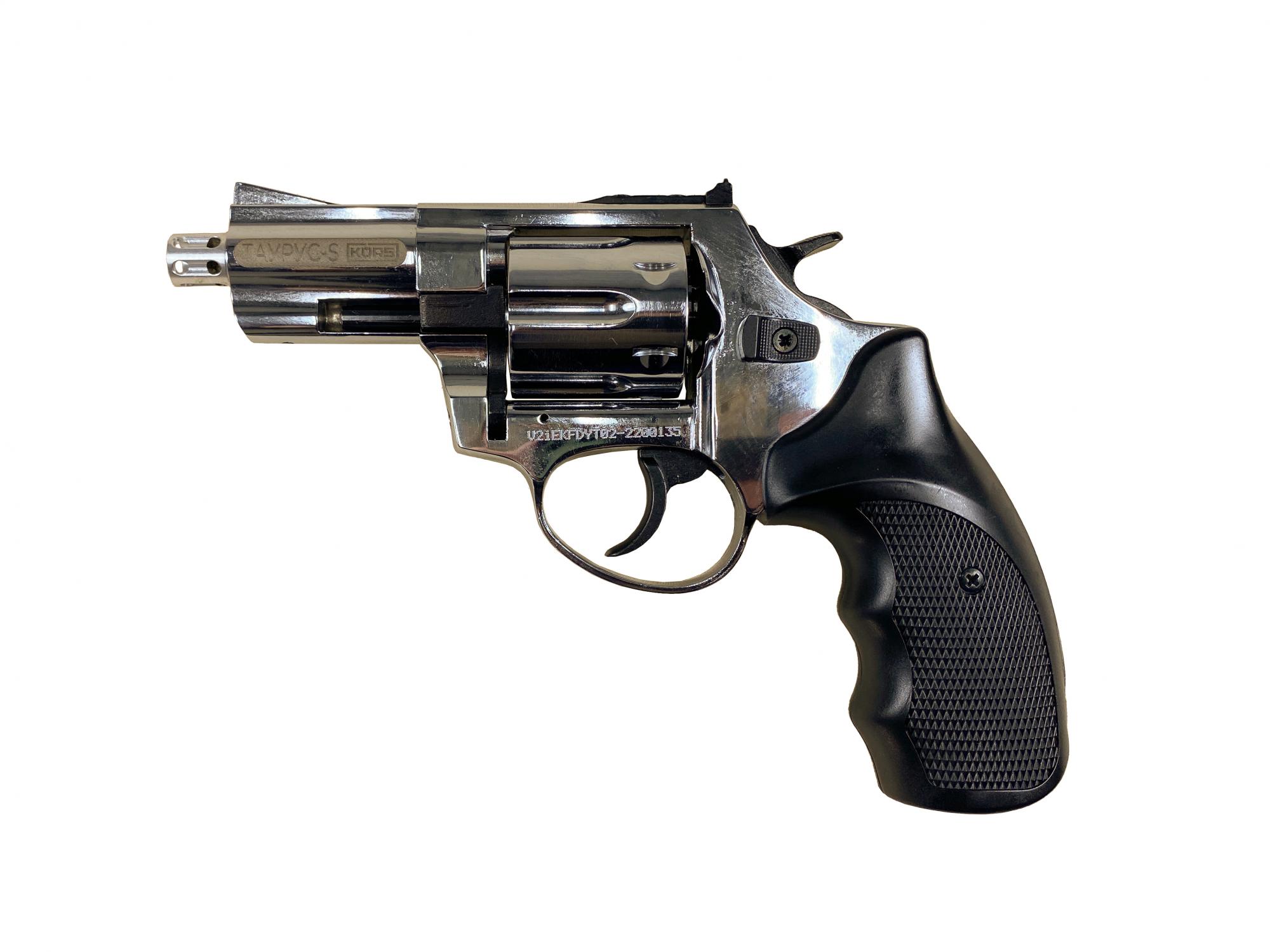Револьвер Курс-С Таурус-S 10ТК сигнальный 2,5&quot; 5,5мм хром - фото 1
