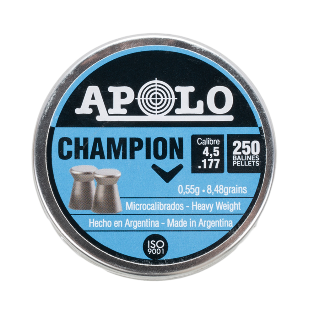 Пульки APOLO Champion 4,5 0,55гр 250шт - фото 1