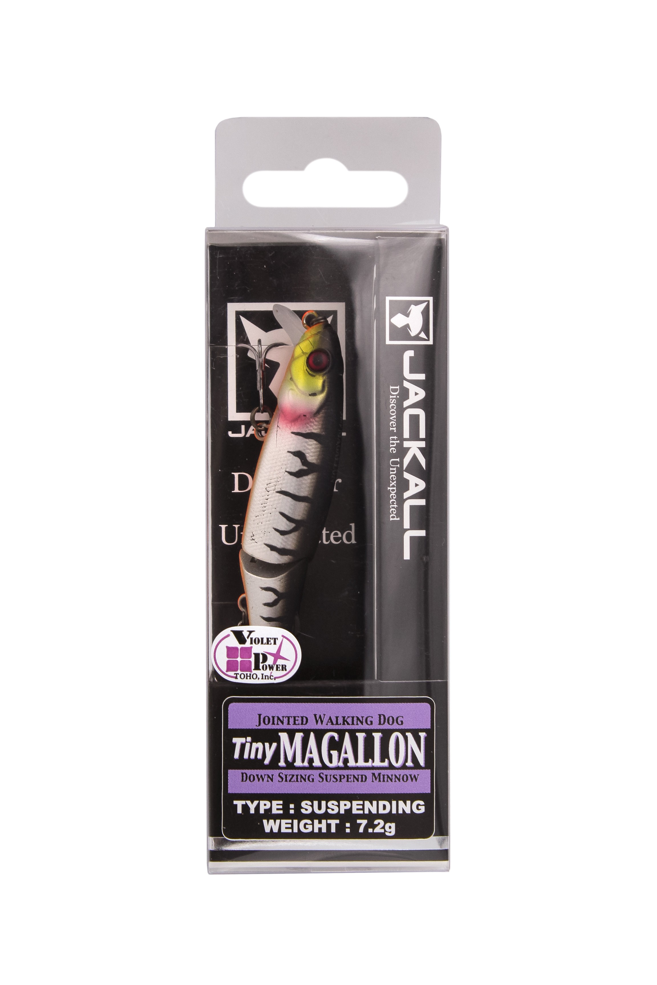 Воблер Jackall Tiny magallon uv mat silver tiger - фото 1