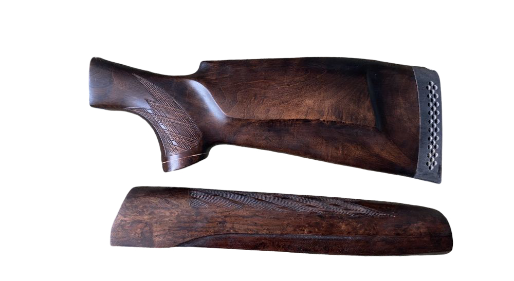 Приклад+цевье Левша МР-153 Монте-Карло люкс орех - фото 1