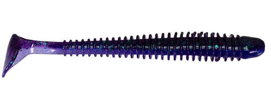 Приманка Keitech виброхвост Swing impact 4" 408 Electric june bug - фото 1
