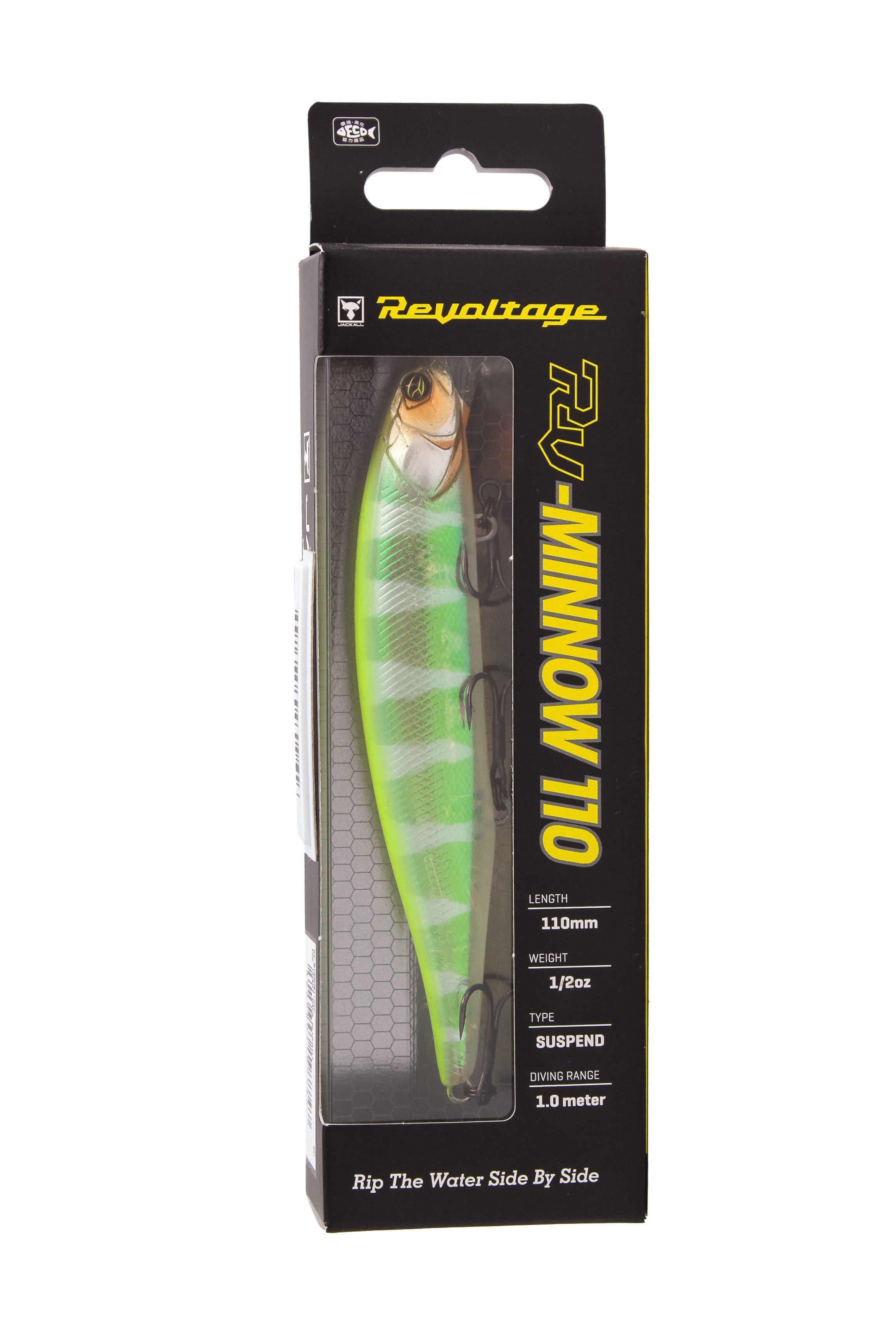 Воблер Jackall RV-Minnow 110 SP pol chart back blue gill - фото 1