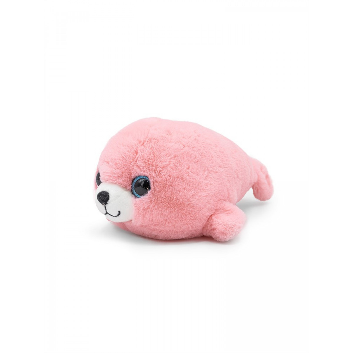 Игрушка Mimis Нерпа Пушистик макси розовый 28см - фото 1