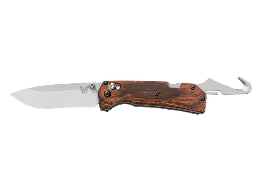 Нож Benchmade Hunt Grizzly Creek складной S30V дерево - фото 1