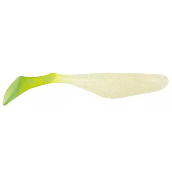 Приманка Bass Assasin виброхвост 4-Sea shad glow chartreuse tail уп 10 - фото 1