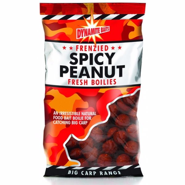 Бойлы Dynamite Baits Spicy peanut 20мм 1кг - фото 1