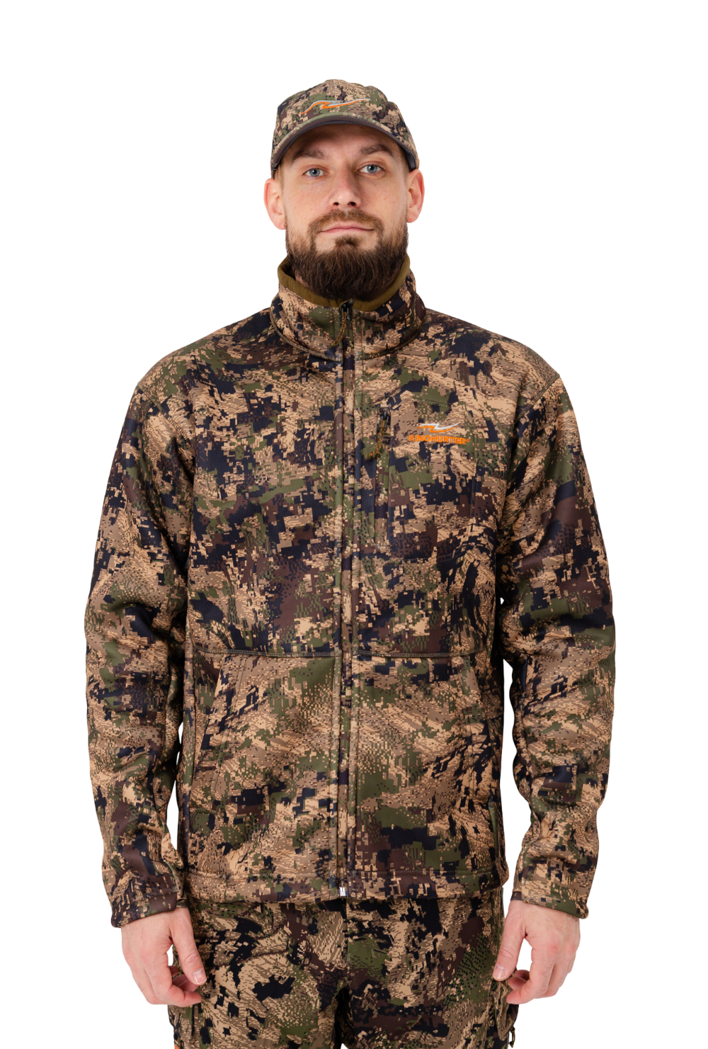 Куртка флисовая King Hunter Jacket camo green - фото 1