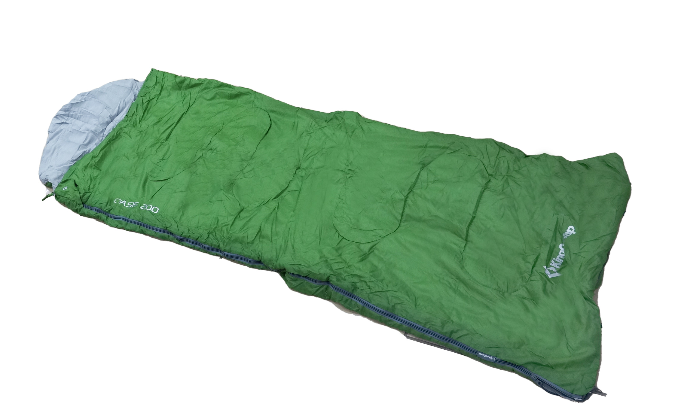Спальник King Camp Oasis 200 +6С  зеленый правый