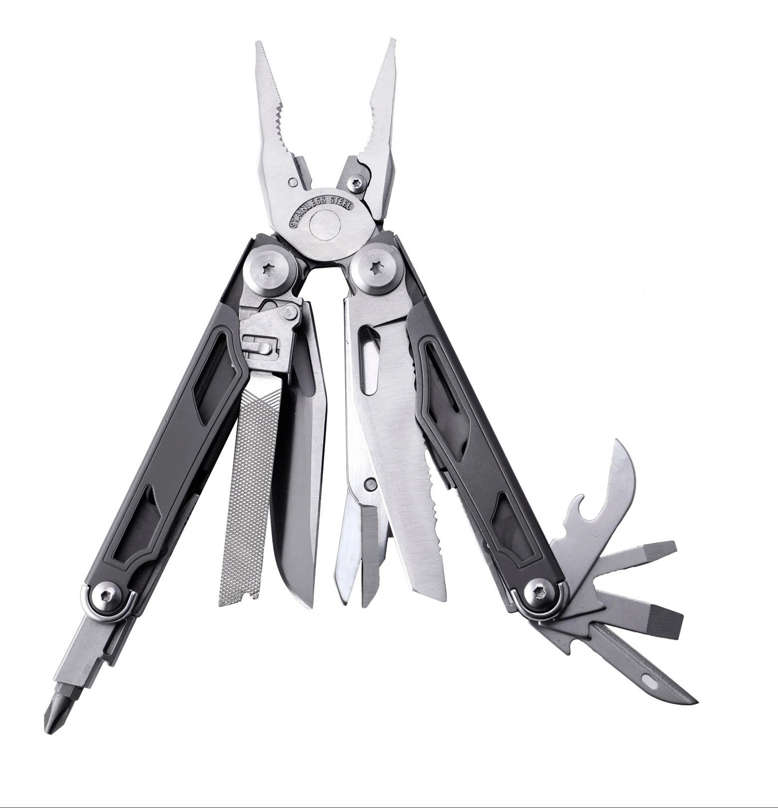 Мультитул Ballistik Grey Precision 21 в 1 2045 - фото 1