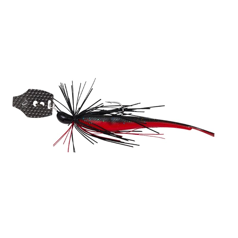 Приманка Savage Gear Crazy Swim Jig 10см 8,5гр Sinking Black and Red - фото 1