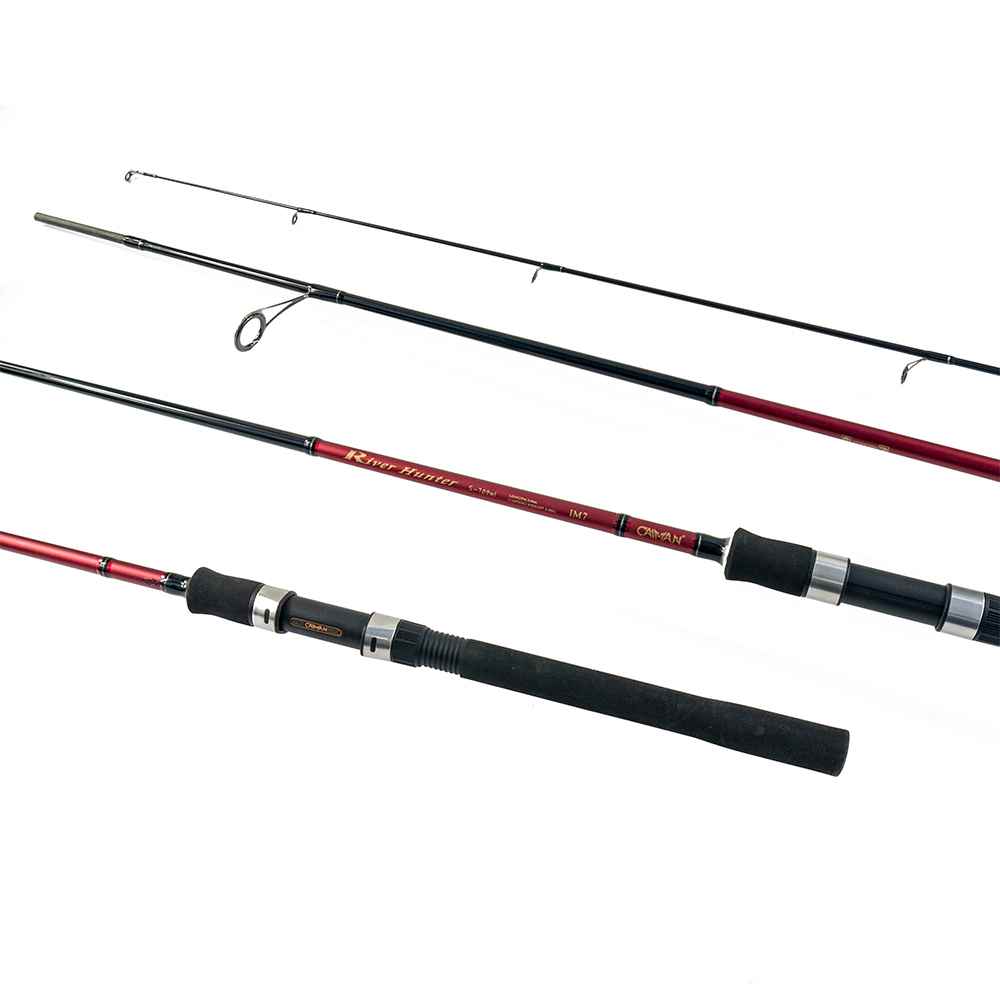 Спиннинг Caiman River hunter spin красные IM-7 5-25гр 2,40м - фото 1