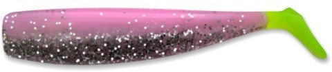 Приманка Lunker City виброхвост 3,25" Shaker 186 bblgum ice char tail - фото 1
