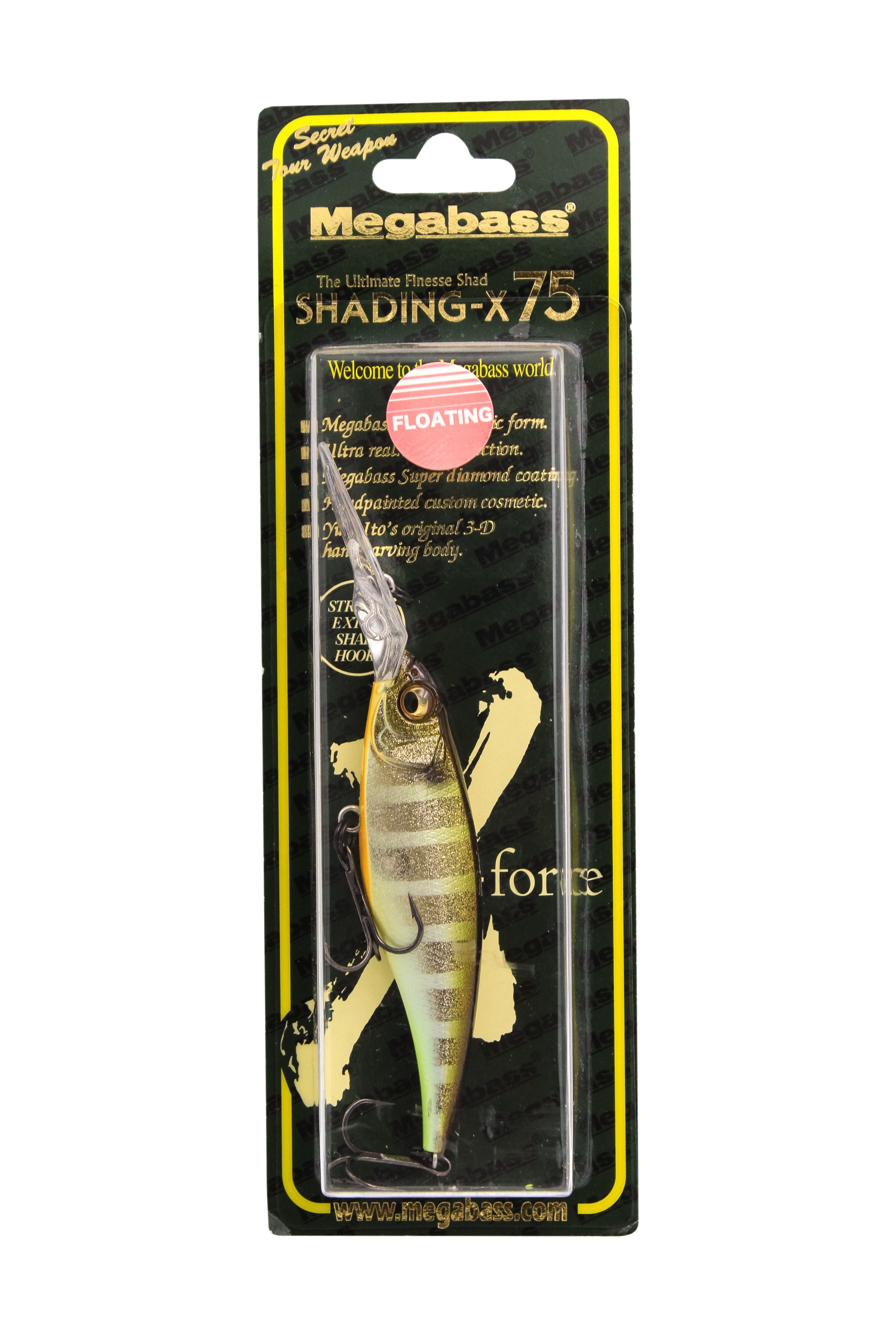 Воблер Megabass Shading-X 75F GLX Sunshine Gill - фото 1