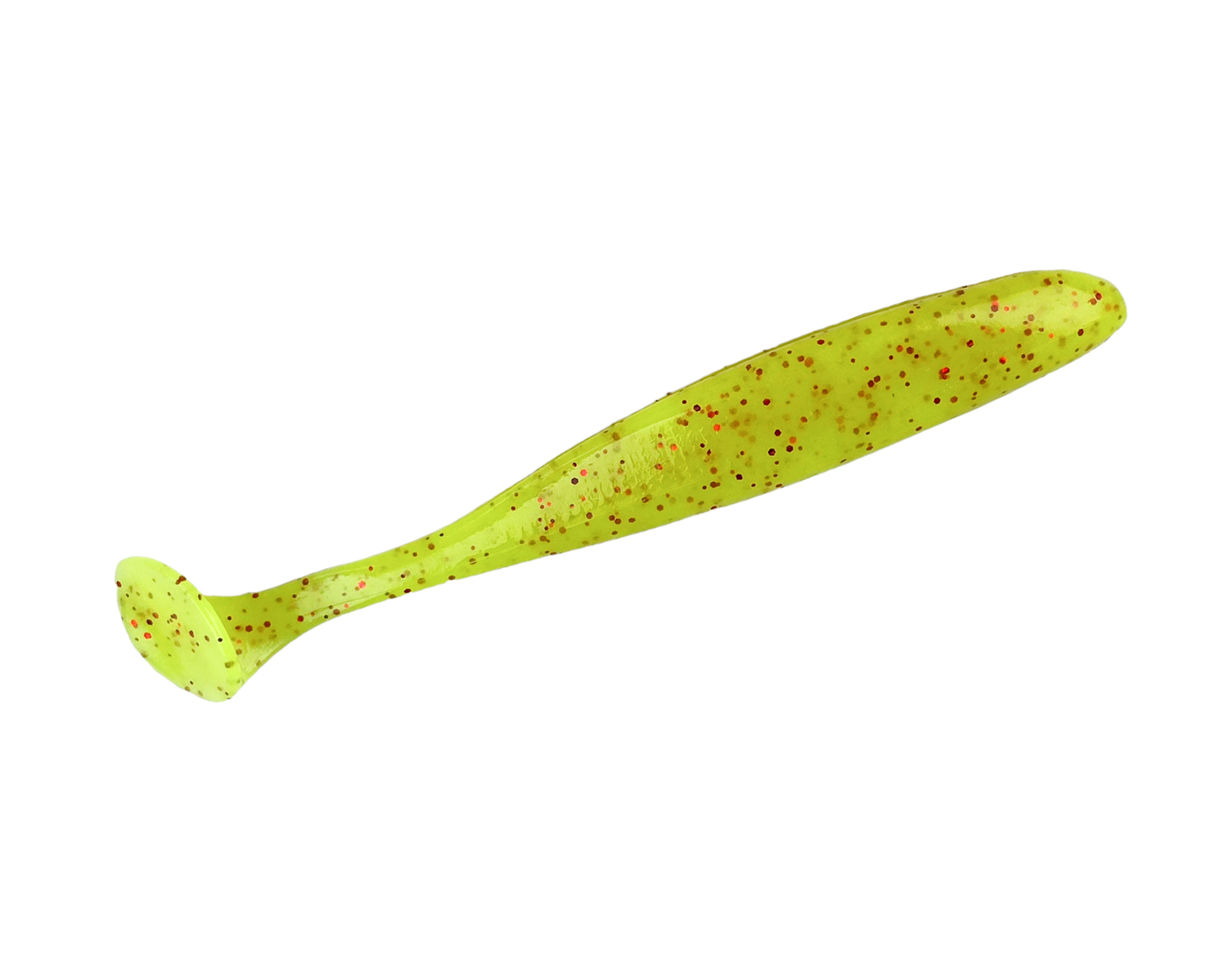 МП Приманка Keitech виброхвост Easy shiner 4,5" Pal 01 chartreuse red flake - фото 1