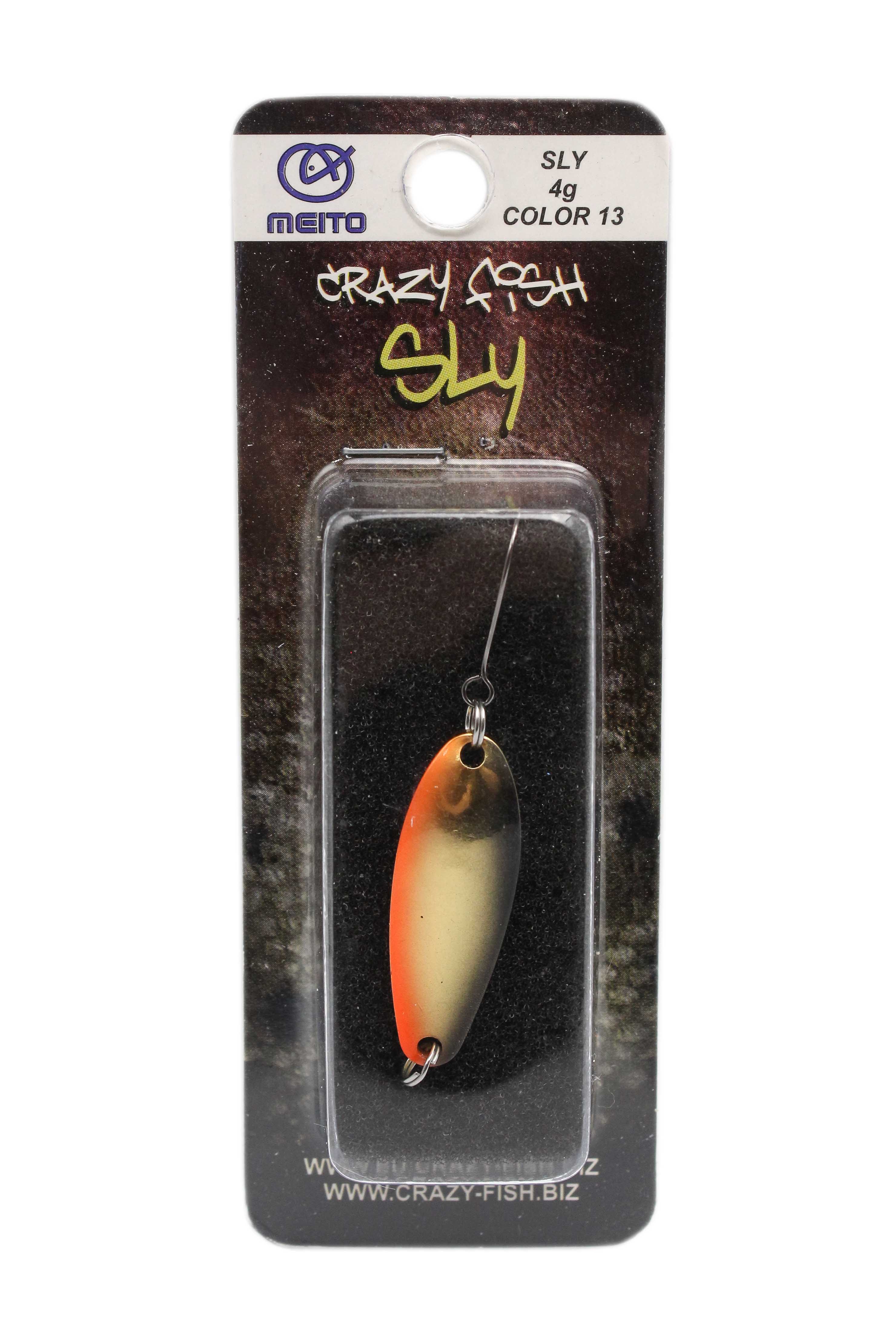 Блесна Crazy Fish Sly №13-BGO 4гр - фото 1