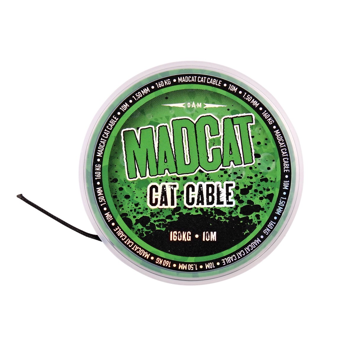 Поводковый материал DAM Madcat cable 10M 1,5мм 160кг - фото 1