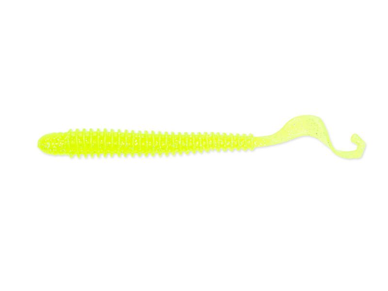 Приманка Reins 2,5&quot; G-Tail Saturn Chartreuse Silver Glitter - фото 1
