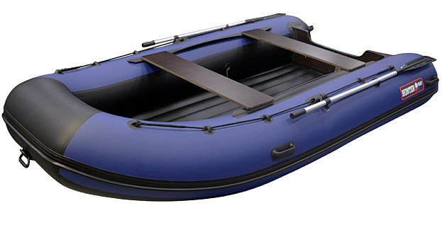 Лодка Хантер 360А НДНД сине-черная - фото 1
