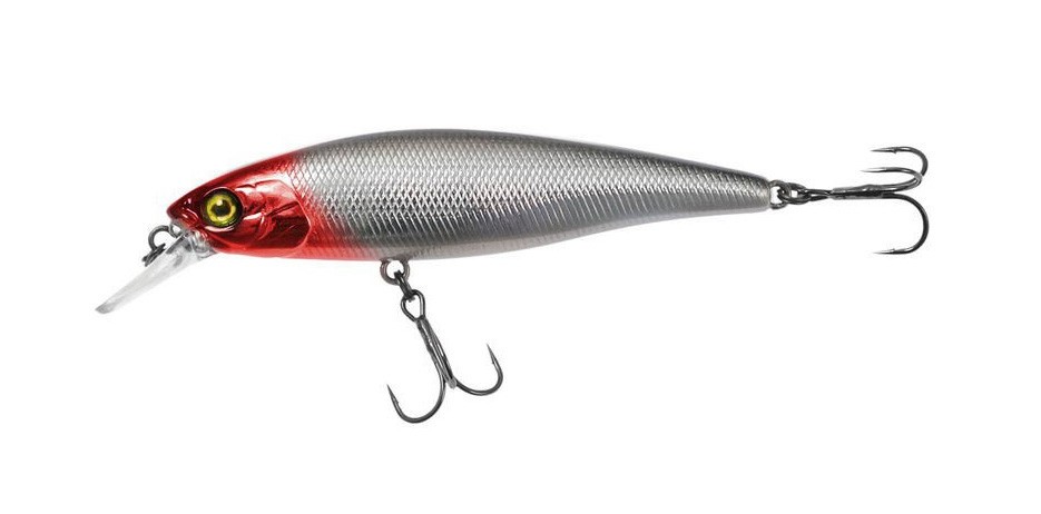 Воблер Jackall Squad Minnow 80 hl silver red head - фото 1