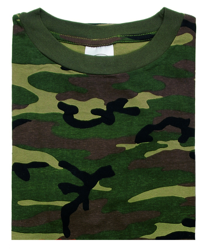 Футболка Mil-tec T-shirt tarn woodland - фото 1