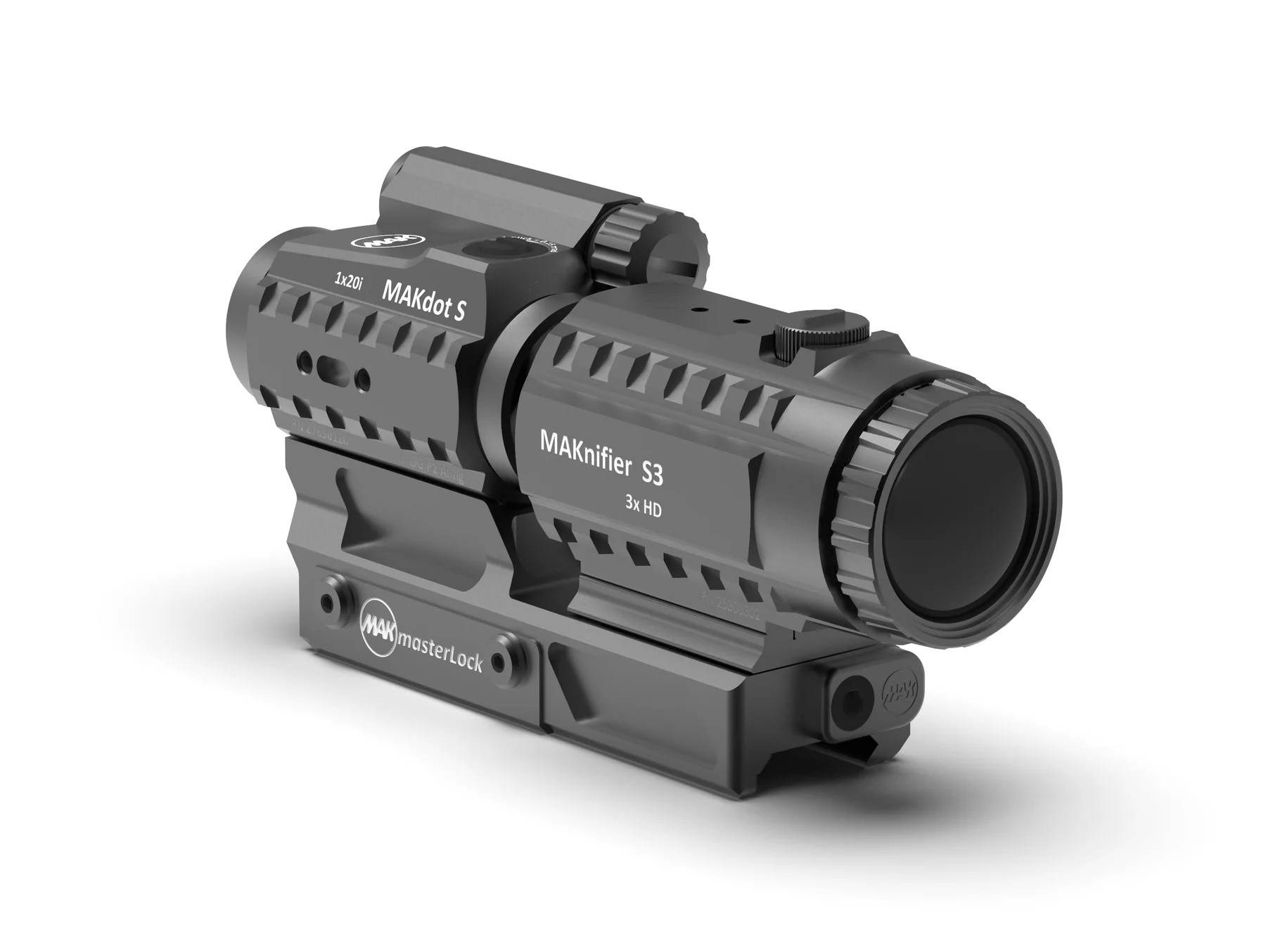 Комплект MAK masterLock CS MAKnifier S3+MAKdot S 1x20 - фото 1