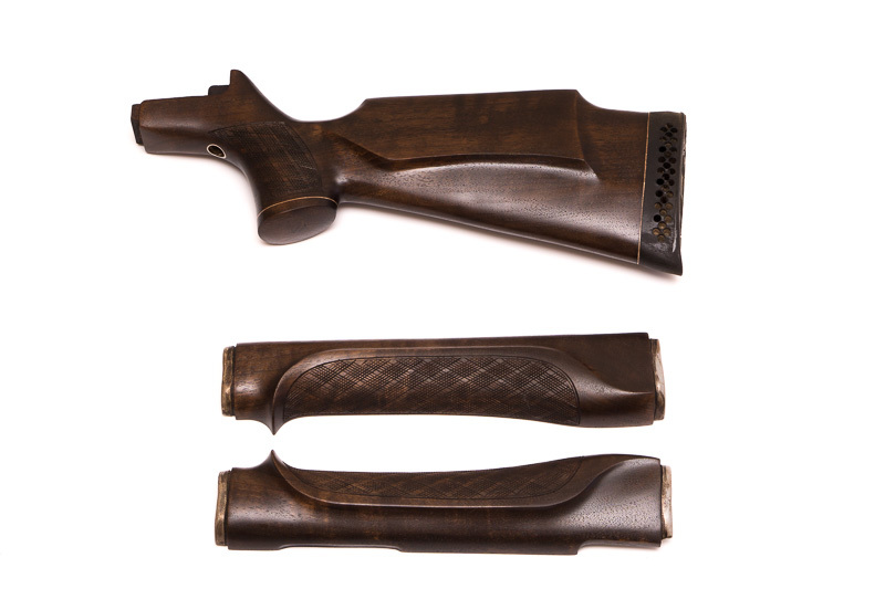 Приклад+цевье Левша Тигр Монте-Карло люкс орех (под заказ) - фото 1