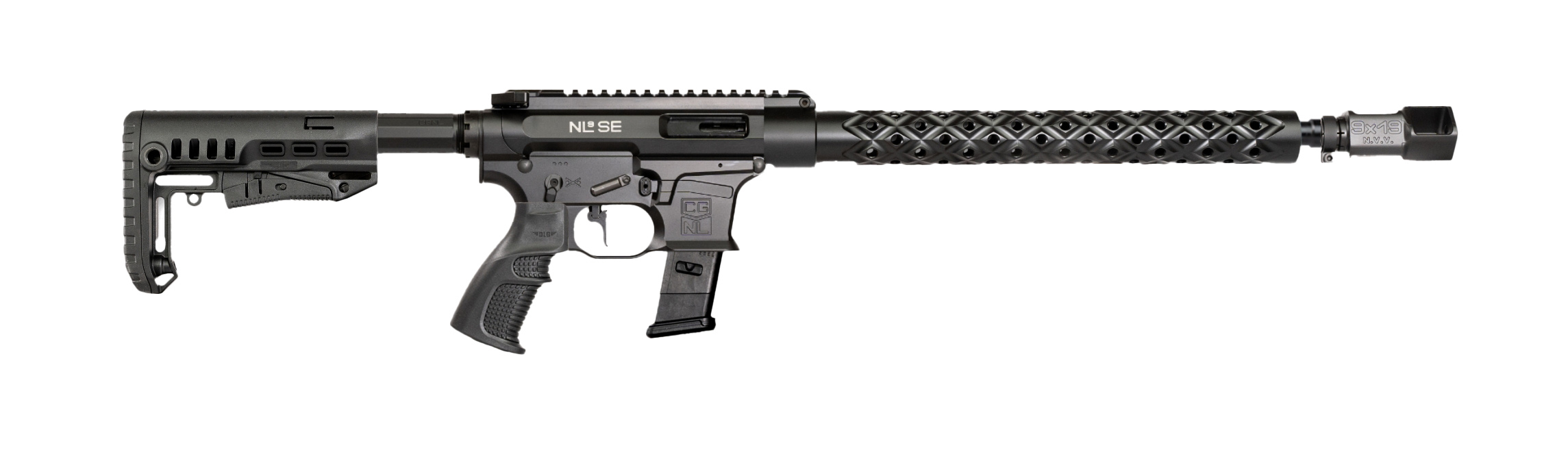 Карабин Adar 9x19 NL9SE 15'' резьба 16x1 Alfa Precision Glock Sport V1 - фото 1