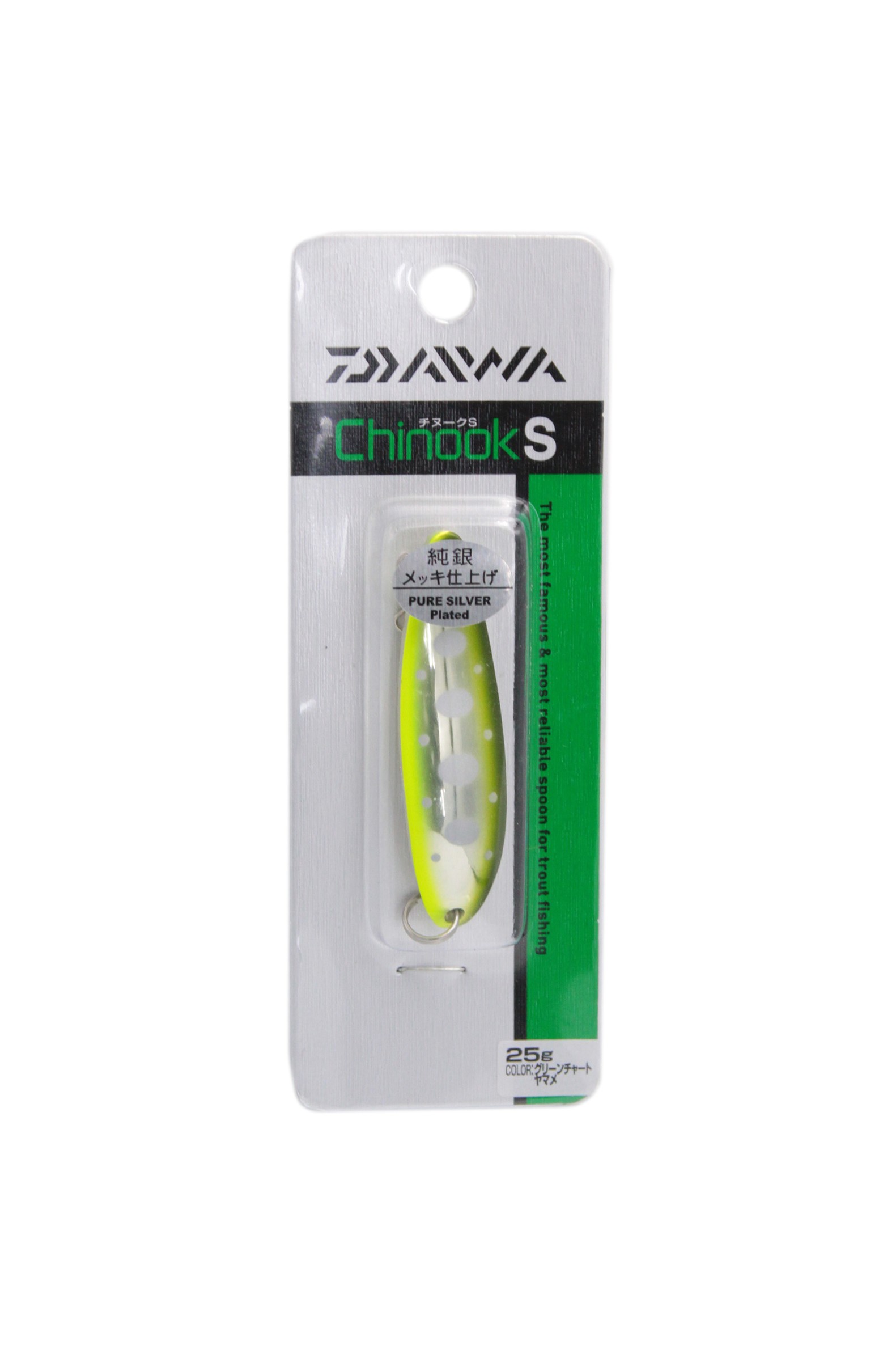 Блесна Daiwa Chinook S 25гр green chart yamame - фото 1