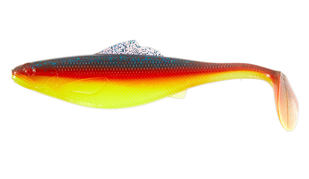 Приманка Lucky John виброхвост Pro Series roach paddle tail 5.0in 12.70 G07 4шт - фото 1