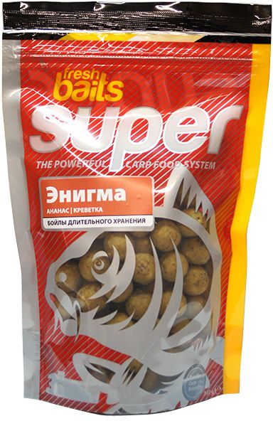 Бойлы Fresh Baits Энигма ананас-креветка 15мм 330гр - фото 1