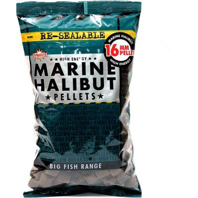 Пеллетс Dynamite Baits Marine halibut 16мм 900гр просверленный - фото 1