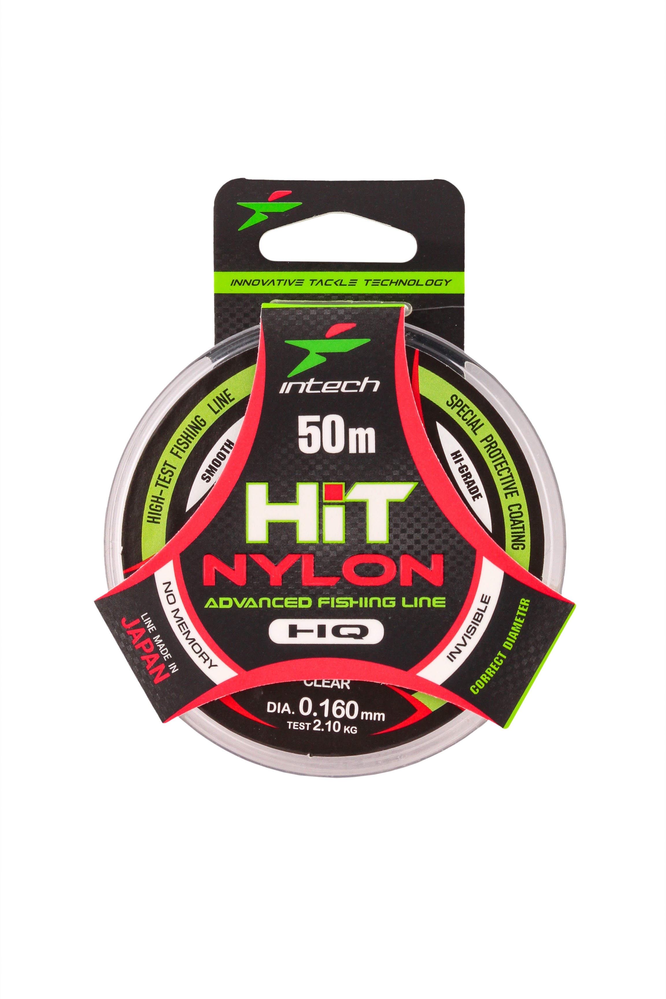 Леска Intech HIT Nylon 50м 0,16 2,1кг - фото 1