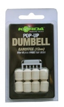 Приманка Korda Dumbell banoffe pop-up 12мм - фото 1