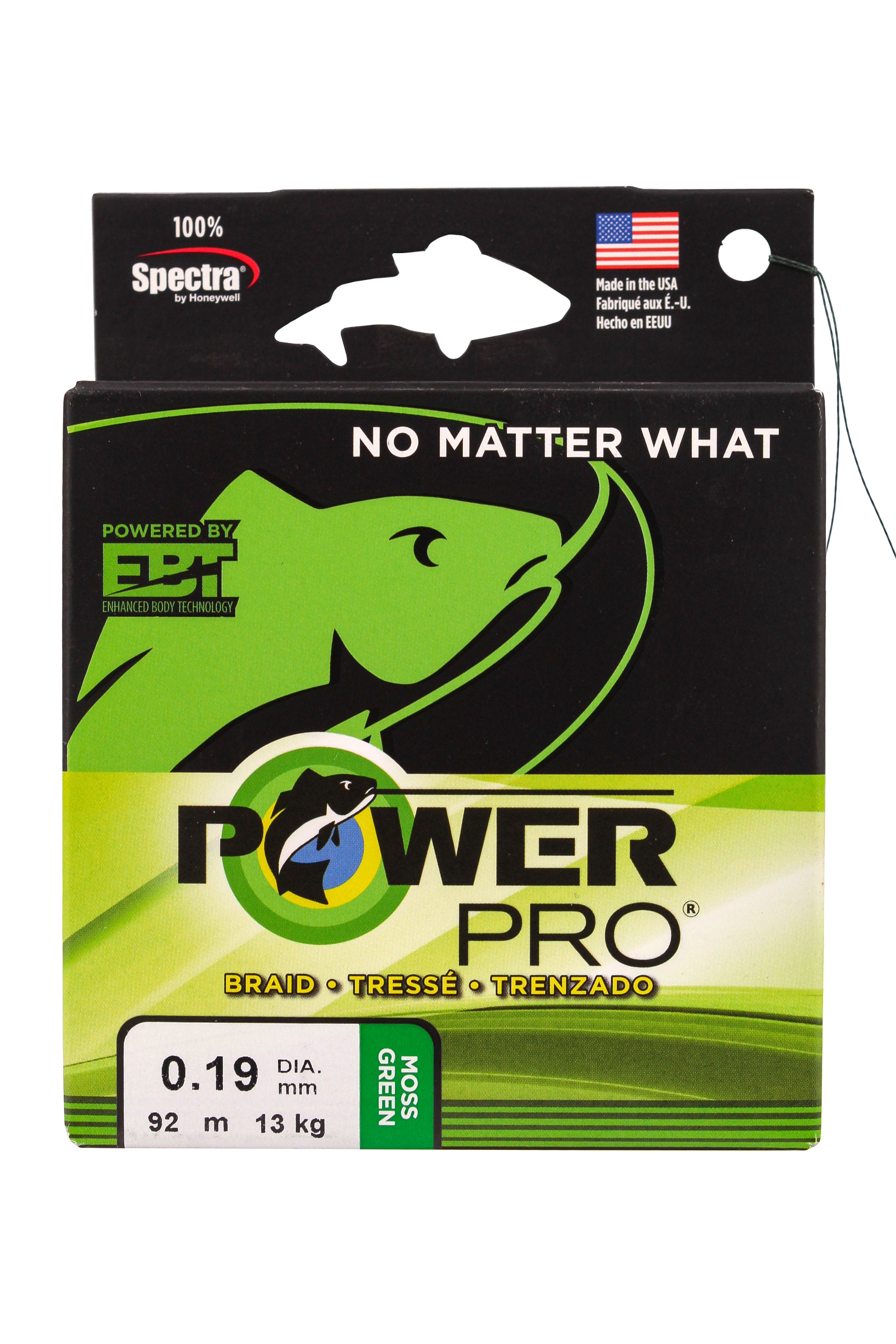 Шнур Power Pro 92м 0,19мм moss green