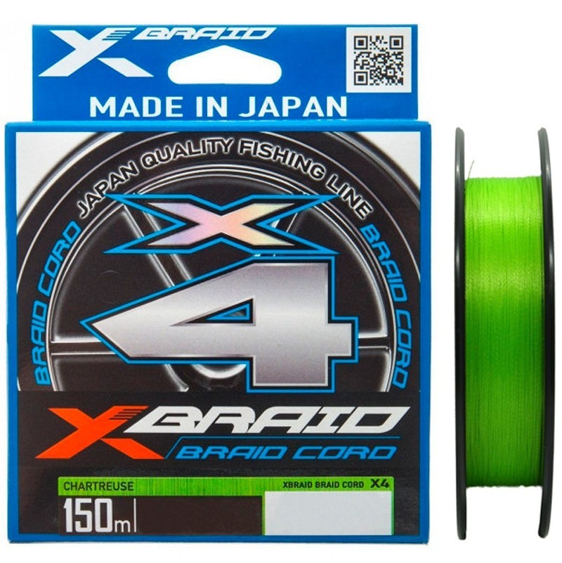 Шнур YGK X-Braid Cord X4 150м PE 2,5 - фото 1