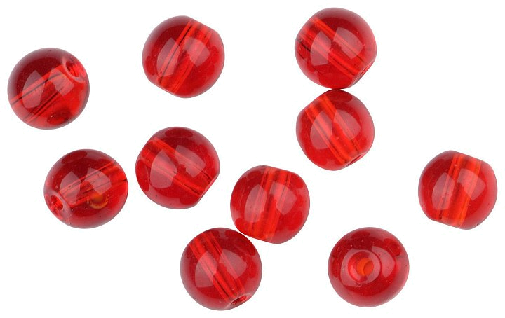 Бусина SPRO Round Glass Beads Red Ruby 8мм - фото 1